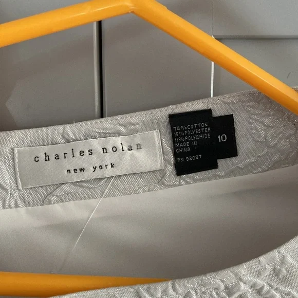 Beautiful Silver Charles Nolan New York Dress - Picture 5 of 10